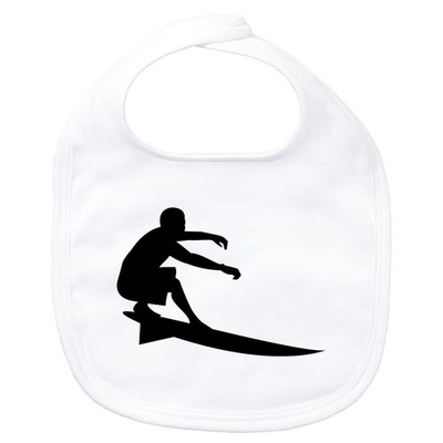 Baby Lätzchen Surfen Silhouette Geschenkidee Surfen Geschenk Präsent Mitbringsel