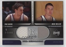 2004 Upper Deck R-Class R Tifacts Dual Memorabilia Pau Gasol Mike Miller HOF ms9