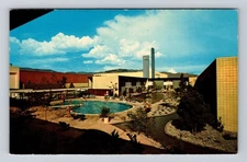 Albuquerque NM-New Mexico, White Winrock Motor Hotel Vintage Souvenir Postcard