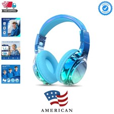 Kids Bluetooth Headphones, 60H Playtime, 74/85/94dB Safe Volume Limit, Metall...