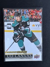 2019-20 Upper Deck UD Canvas YOUNG GUNS Troy Terry Anaheim Ducks #C233 Rookie RC