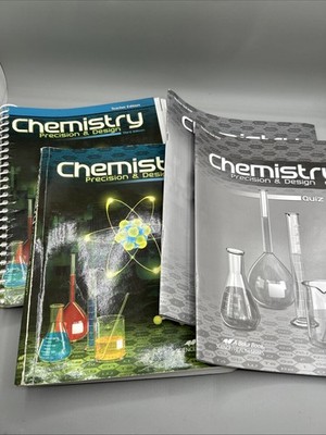 Abeka Chemistry Precision & Design Third Edition 11th Grade Set Of 4 