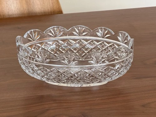 Waterford Crystal Irish Treasures Royal Bowl 11” Signed Tom Brennan w/ Box
