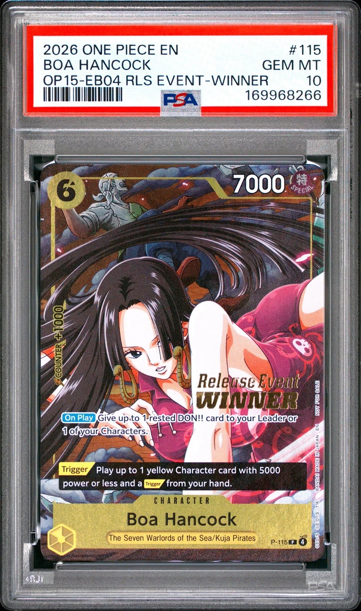 25+ Boa Hancock P-115 One Piece Promotion Cards for sale | Updated