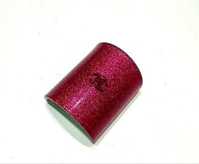 シャネル　CHANEL　バレッタ(ココマーク/メタリックピンク/スクエア/ラメ) CHANEL Coco Mark Barrette Hair Clip Hairpin Logo Glitter Metallic
