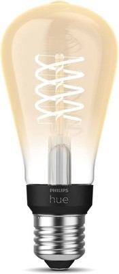 Philips Hue White Filament ST64 Smart Glühbirne [E27 Edison Scew] mit Bluetooth