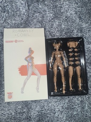 Romankey cowl 1/12 blank body female figure Black snail shell sh Figuarts figma