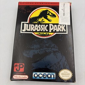 Jurassic Park The Game Nintendo NES Game, Box, Manual Working