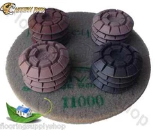 Eco Friendly Stone Polishing Pad Cheetah Pucks Single Pucks or Kit - Made in USA