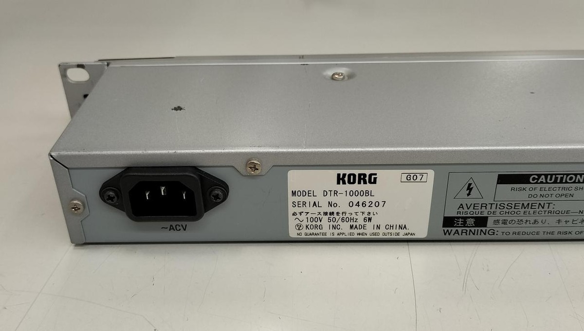 KORG DTR-1000 Digital Rack Mount Tuner from Japan | eBay