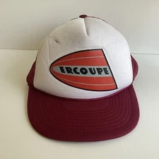 Vintage ERCOUPE Aircraft Snapback Trucker Mesh Cap Hat Dad Grandpa Gift