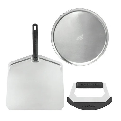 3pc Blackstone Pizza Kit 5610 with 12” inch Round Aluminum Tray, Peel and Cutter - Picture 6 of 9