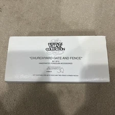 Dept 56 Heritage Village Churchyard Gate And Fence Set Of Three 3