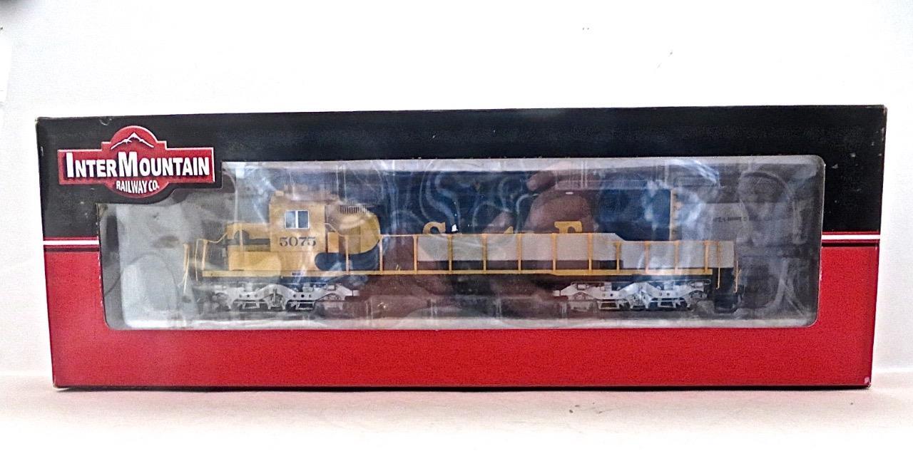 HO Gauge Inter Mountain Santa Fe Yellow SD402 with DCC eBay