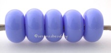 GRUMPY BEAR light blue donut handmade lampwork glass spacer beads TANERES sra