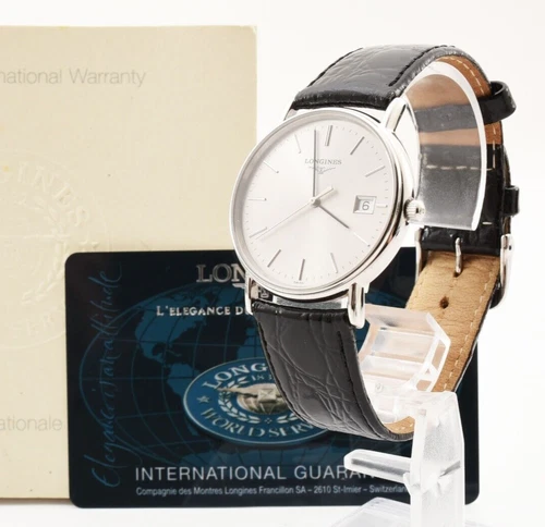 ▶️ *EXC+5 [Video] Longines Grand Classic L4.720.4 Silver Quartz From JAPAN
