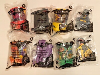 McDonald’s Happy Meal Toys 2017 The Lego Batman movie Collection, Brand New 