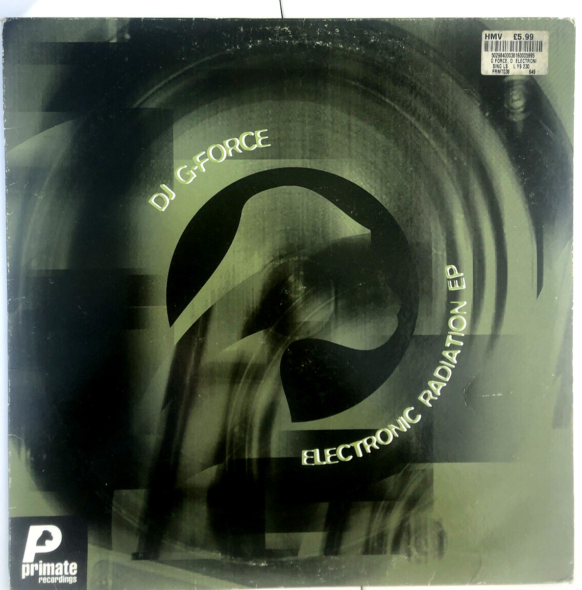DJ G-FORCE ELECTRONIC RADIATION 12 in 33 rpm EP vinyl record
