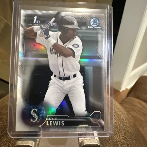 2016 Bowman CHROME Draft Kyle Lewis 1ST REFRACTOR #BDC-60