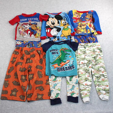 Disney Carter's Nickelodeon Boy's 2T Pajamas Cartoon Characters Mickey 10 Pieces