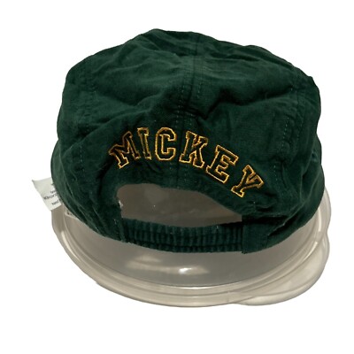 Vintage Disney Collection Cap Leather Bill Green Brown  display picture 3
