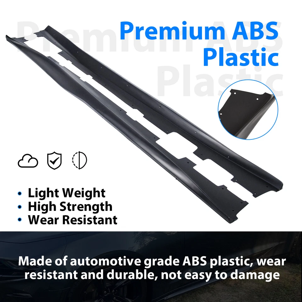 For 2016-23 Chevy Camaro RS SS 6th Side Skirts Extension Rocker Panels ZL1 Style - Изображение 4 из 4