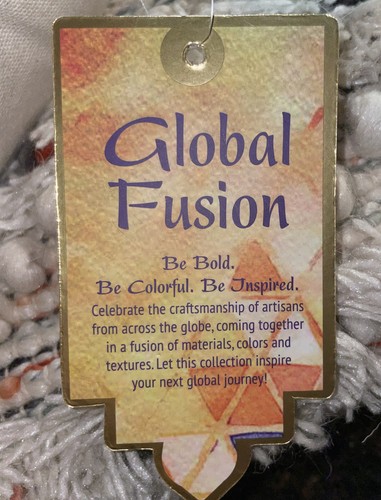 NWT Global Fusion World Traveler BOHO Lumbar Pillor 23x15 - Picture 6 of 6