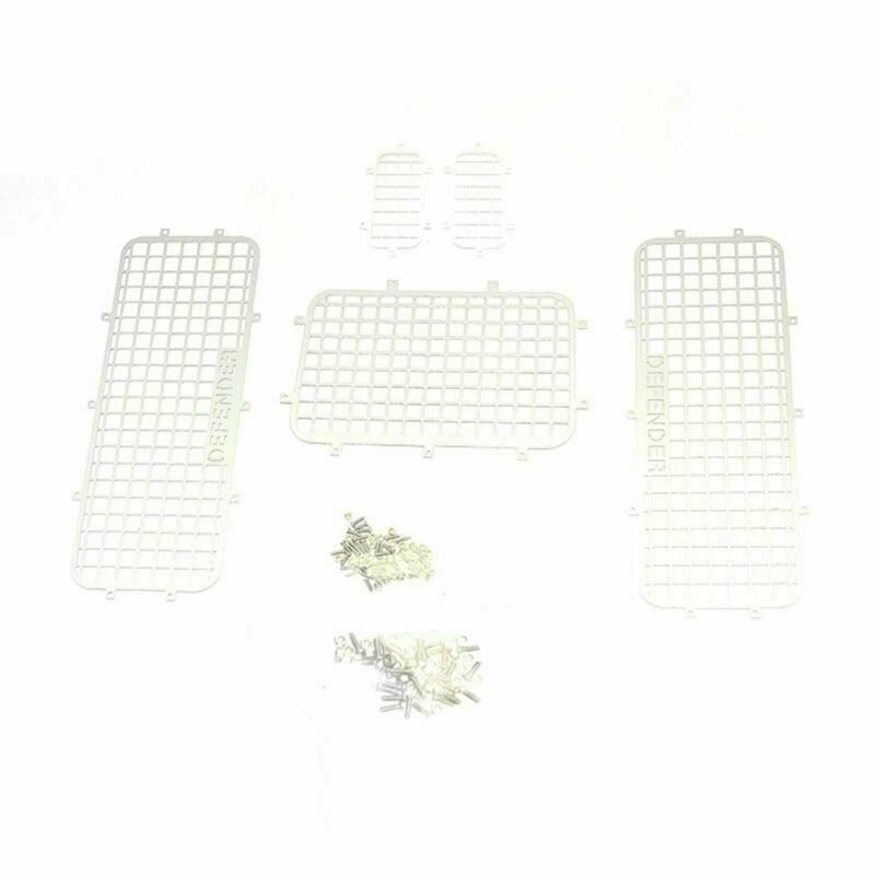 Stainless Steel Windows Guard Hardware For Traxxas TRX-4 RC Car Crawler Defender - Image 4 of 4