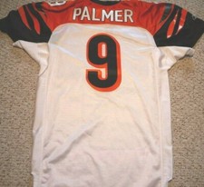 CINCINNATI BENGALS CARSON PALMER  AUTHENTIC GAME CUT JERSEY 2008 BENGALS #9