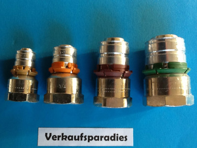Uponor,Unicor,Unipipe,Metall Pressfitting Übergangsmuffe, 16 - 32 mm 