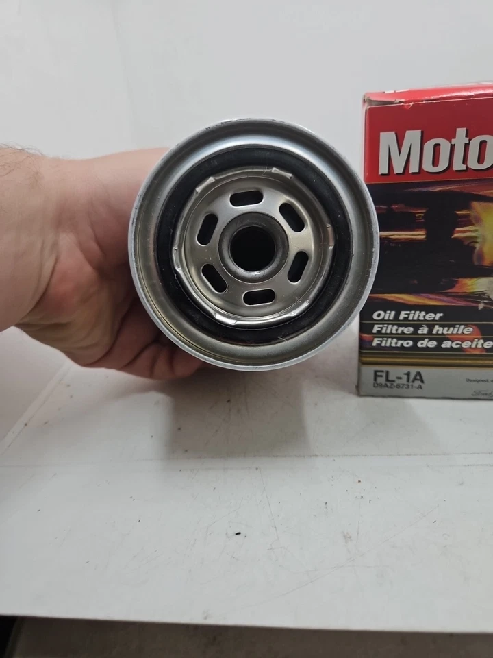 Filtro de aceite de motor genuino OEM Motorcraft FL1A D9AZ6731A FL-1A Foto 2 de 4