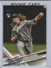 JOSH HADER 2017 Topps Update MILWAUKEE BREWERS ROOKIE CARD Baseball RC