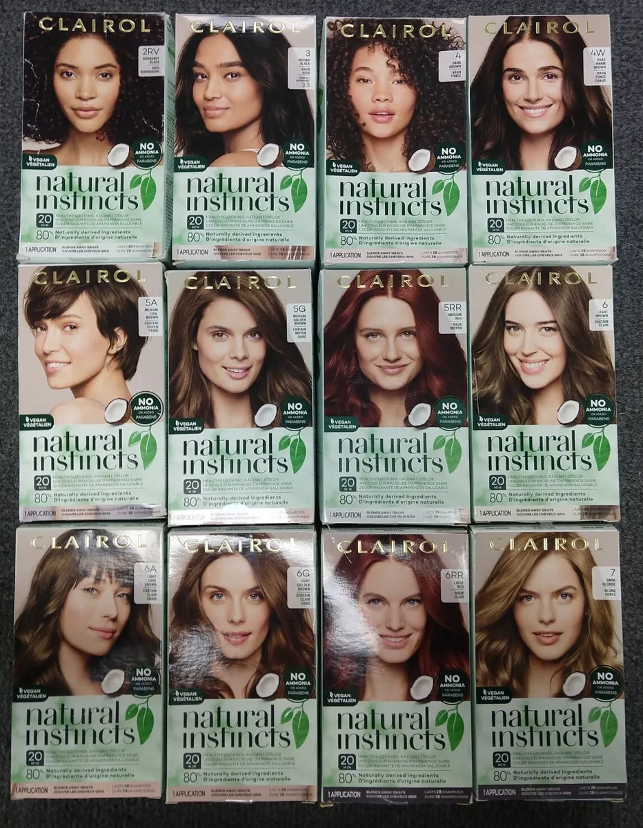 2 Pack Clairol Natural Instincts Demi Permanent Hair Dye CHOOSE