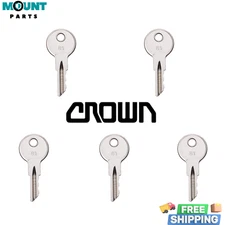 5 Crown Forklift Ignition Key C250 Replacement For 170151-001 And 089216-001
