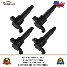 4 Ignition Coil Pack Fits Hyundai Sonata 2011-2014 Kia Optima 2011-2016 2.0L