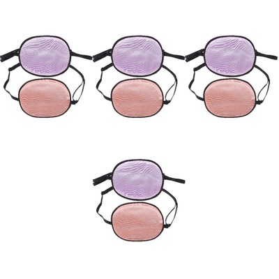  4 Count Augenmaske Aus Seide Für Erwachsene Augenmaskenschutz Augenklappe Kind