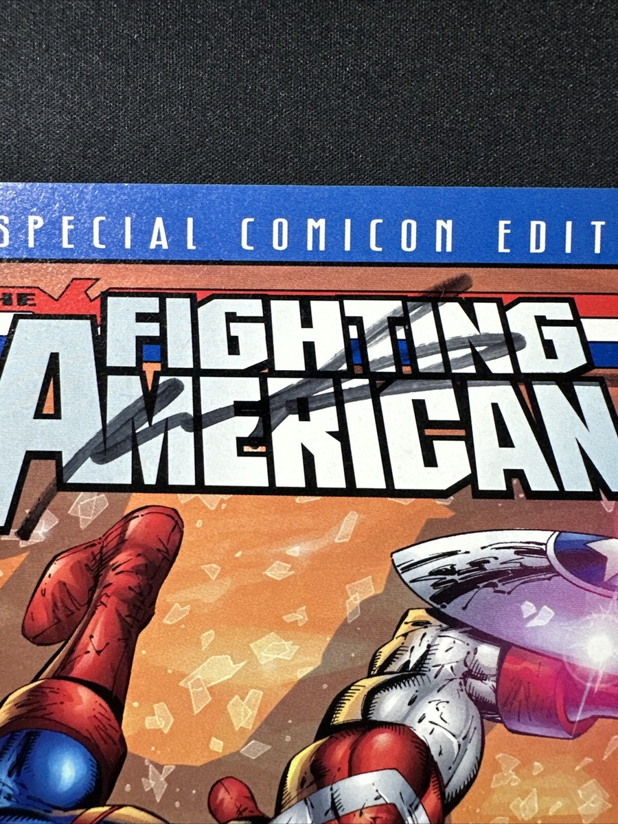 Fighting American #1 Special Comicon Edition Signed 2x Rob Liefeld