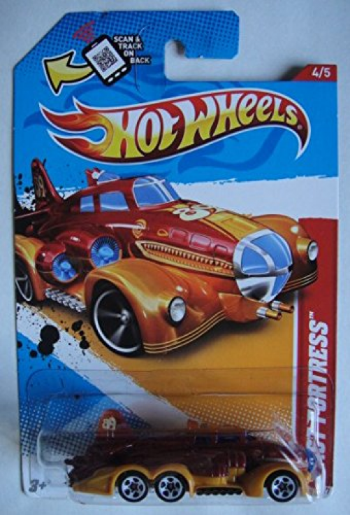 HOT WHEELS 2012 THRILL RACERS PREHISTORIC RED/YELLOW FAST FORTRESS 219/247 