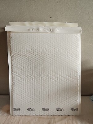 10 Uline 14 1/4 × 20 White Poly Bubble Mailers #7 S-7550