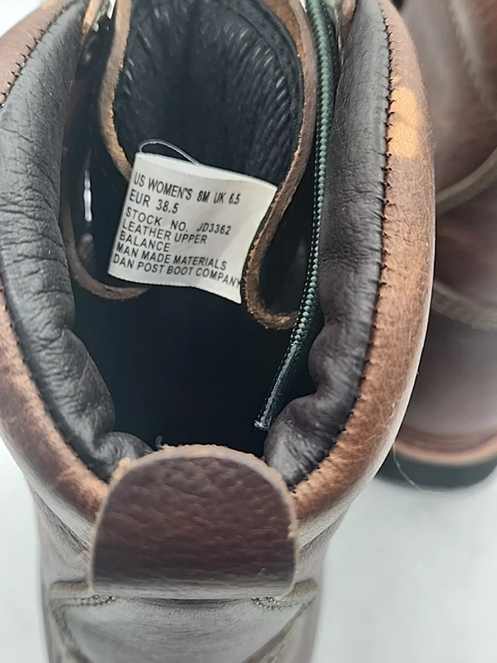 Women's John Deere Brown Steel Toe Boots JD3362 Size 8 NEW  - Image 4 of 4