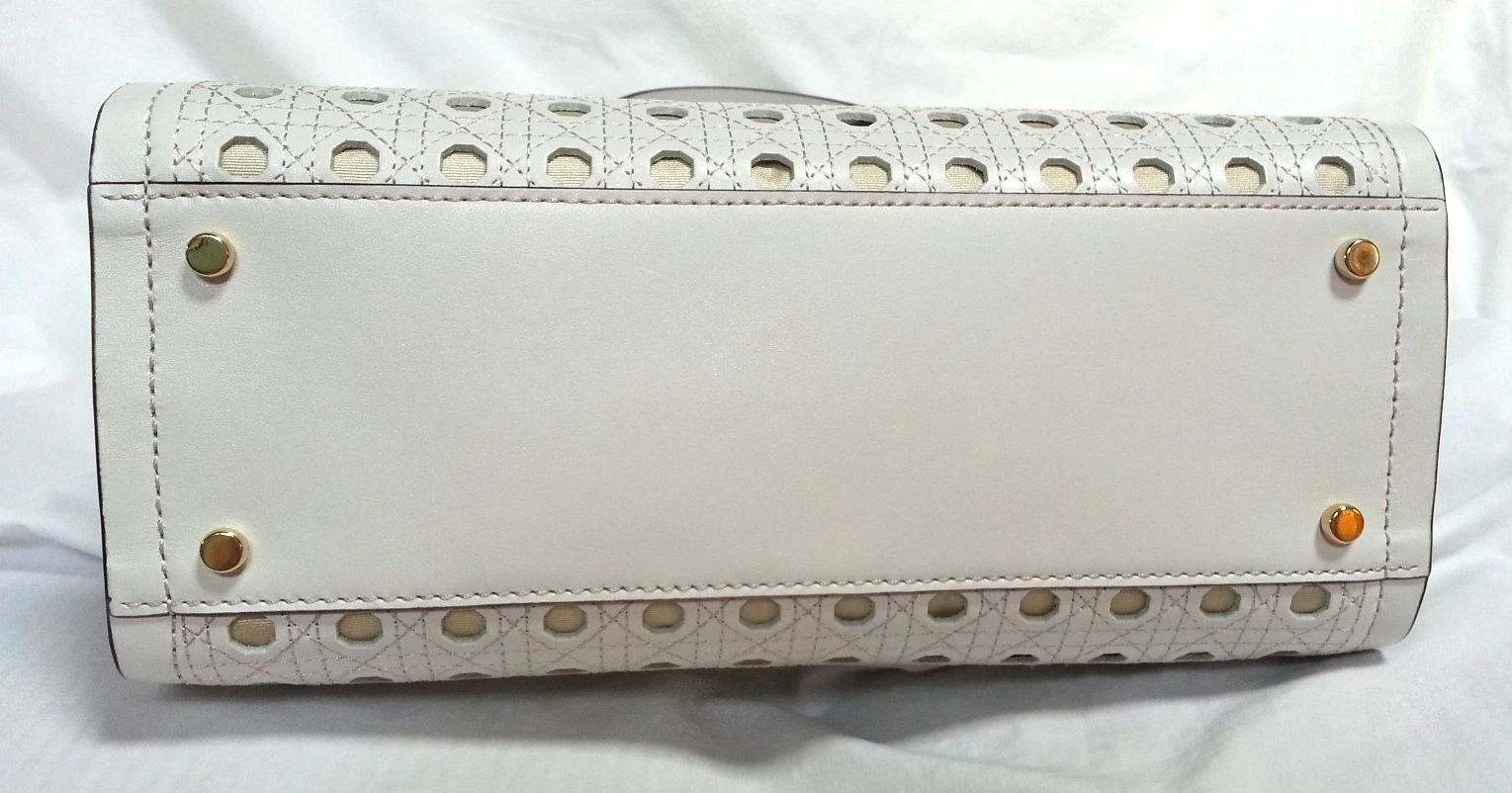 Borsa tote Kate Spade New York Patio Place Kimmie in pelle bianca fresca nuova con etichette prezzo consigliato: $ 428