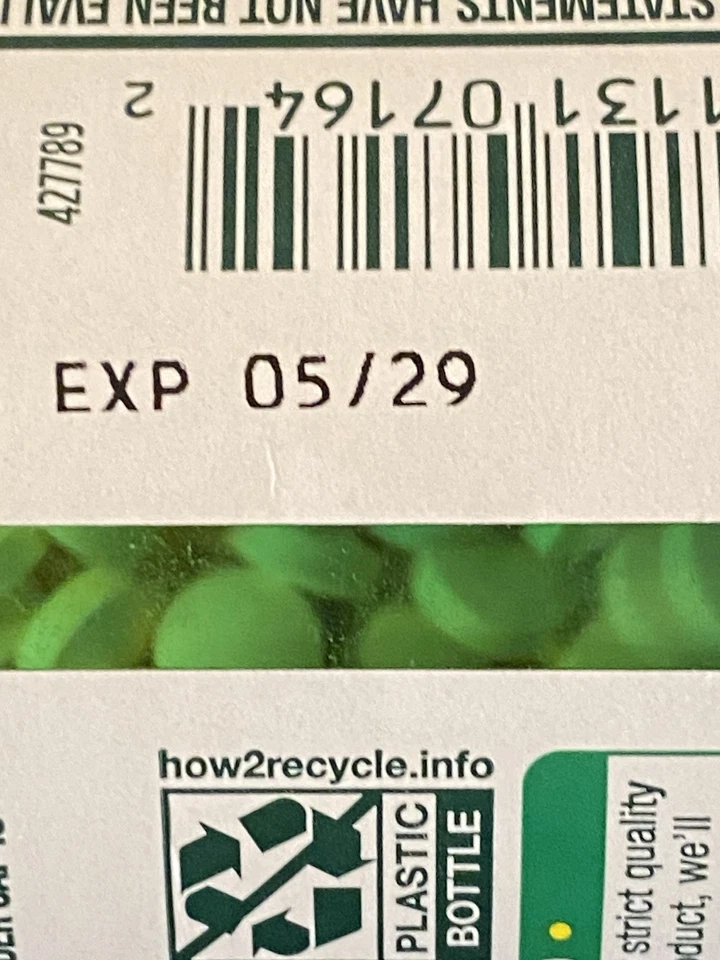 Spring Valley ÁCIDO FÓLICO 800 mcg Suplemento FOLATO 1333 mcg Píldoras 400 ct~05/2029 Foto 4 de 4