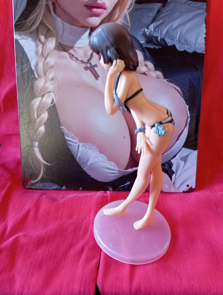 Sexy Dienstmädchen/Nonne voll Busig Blechschild 1 große Bikini Figur,Anime,Manga - Bild 4 von 4