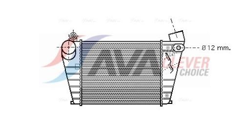 Fits AVA VNA4200 INTERCOOLER VW GOLF (1998) 1.9 TDI