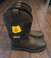 ARIAT WorkHog XT Patriot Carbon Toe Work Boots Men's Size 10.5 D