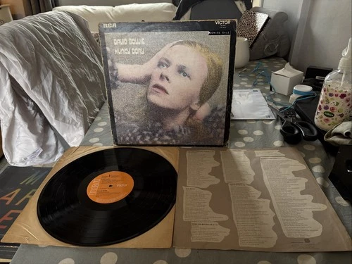 David Bowie Hunky Dory 1st Pressing Vinyl Record RCA SF 8244 G+/VG+