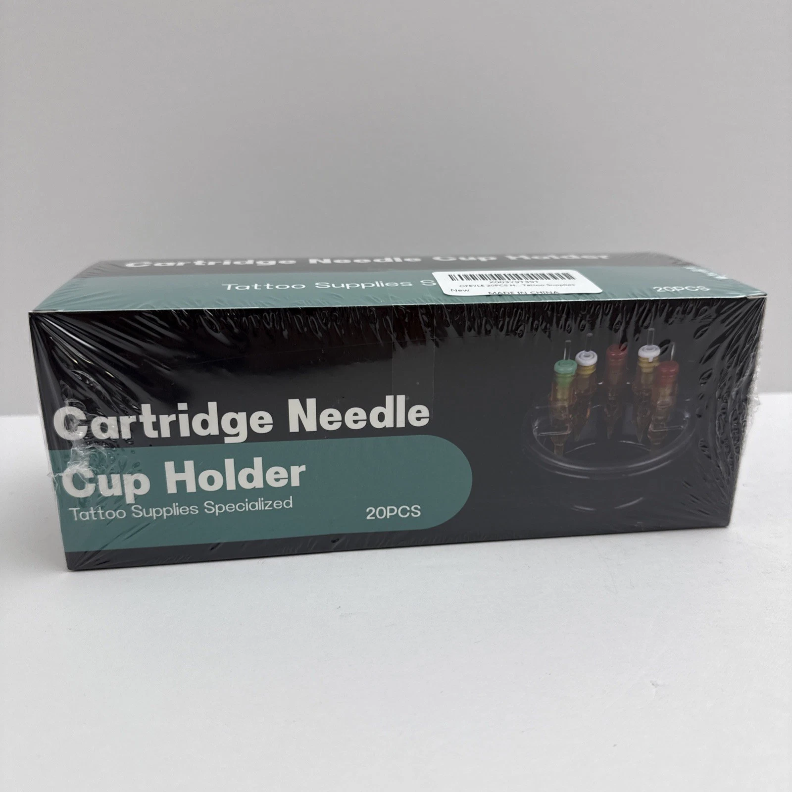 20PCS Disposable Cartridge Needle Holder Ink Wash Cleaning Cup Tattoo Supplies image 1
