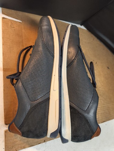 Zapatos con cordones Rieker 11927 de cuero y gamuza. EU42 (US 10?) Suela 11" - Imagen 8 de 11