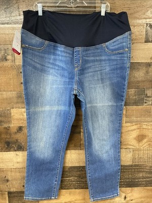 Over Belly Skinny Crop Maternity Jeans Isabel Maternity Ingrid Isabel Sz 18/34
