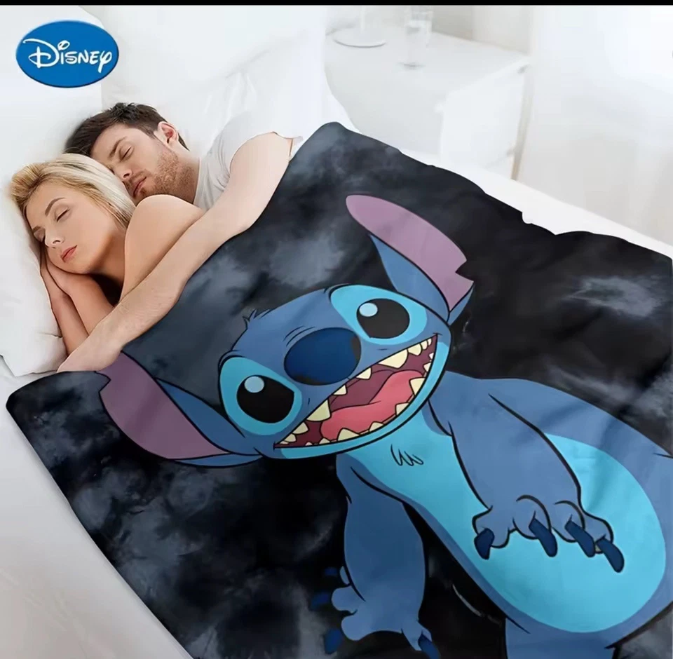 Coperta Plaid Stitch Regalo Bimbi Bambini Disney - Immagine 3 di 3